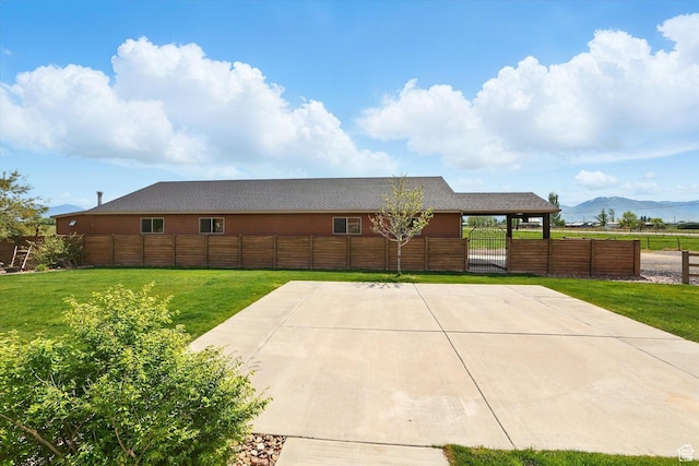 3703 W 600 S, Logan, UT 84321 - view of front of property with a mountain view and a gate