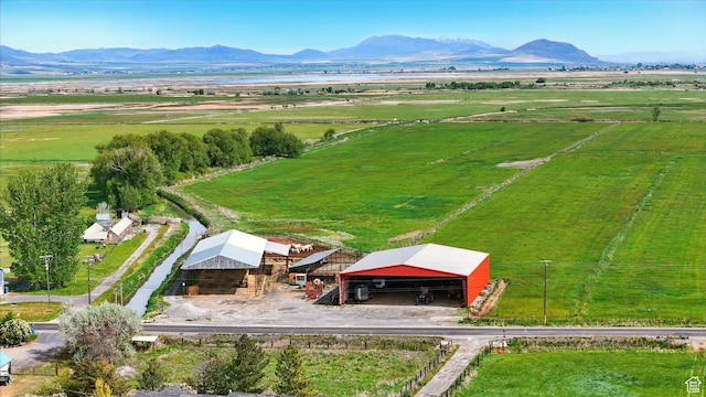 3703 W 600 S, Logan, UT 84321 - aerial view of sparsely populated area with a mountain backdrop
