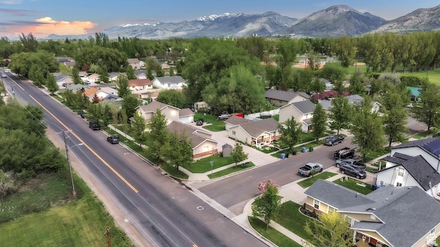 876 S Park Ave, Logan, UT 84321 - aerial view of residential area with mountains