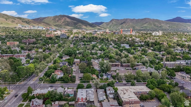 225 S 900 E, Salt Lake City, UT 84102 - aerial overview of property's location with mountains