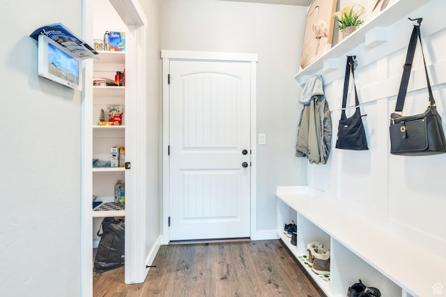 701 S Crooket Post Way W, Saratoga Springs, UT 84045 - mudroom with wood finished floors and baseboards