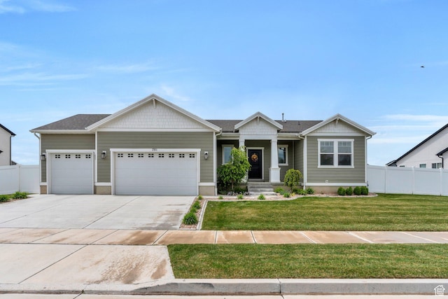 701 S Crooket Post Way W, Saratoga Springs, UT 84045 - craftsman house with a garage and driveway