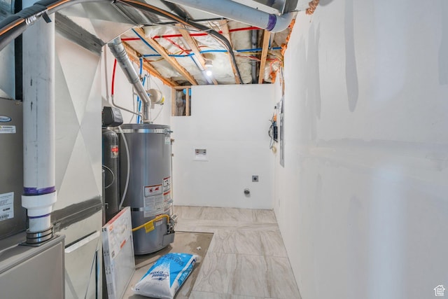 701 S Crooket Post Way W, Saratoga Springs, UT 84045 - utility room with strapped water heater
