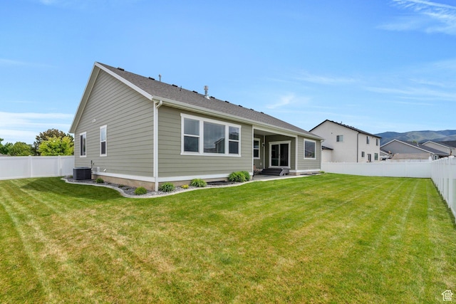 701 S Crooket Post Way W, Saratoga Springs, UT 84045 - back of property with cooling unit and a patio