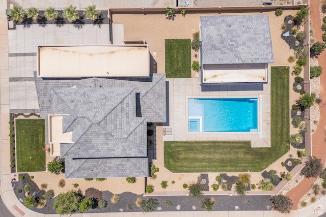 2938 S Poplar Ln, St George, UT 84790 - bird's eye view of a pool area