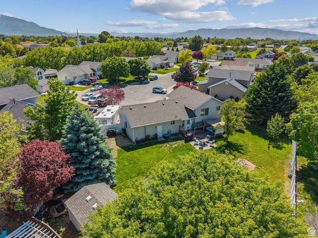 1447 E 230 S, Spanish Fork, UT 84660 - aerial perspective of suburban area with a mountain backdrop