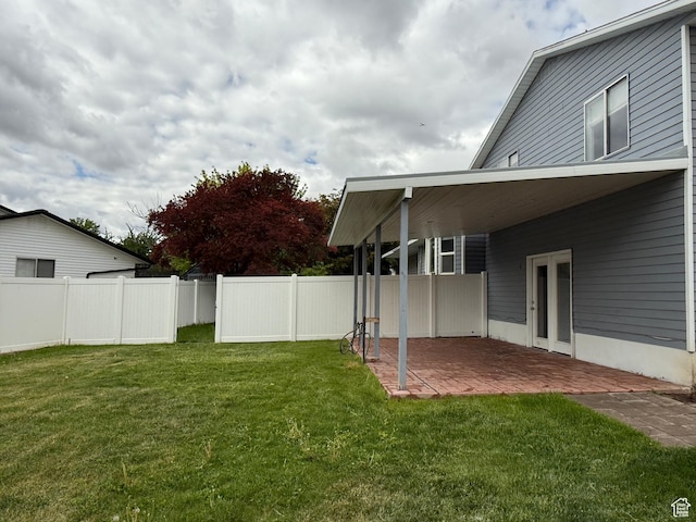 6351 S Moki Cir W, West Jordan, UT 84081 - view of yard with a patio area