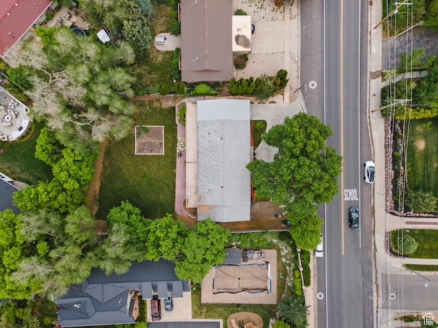 aerial view of property's location