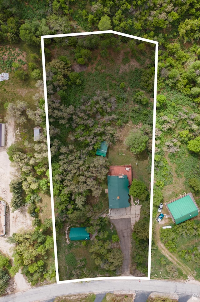 2147 N 3850 E, Eden, UT 84310 - aerial view of property's location featuring property boundaries highlighted
