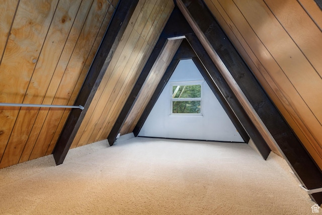 2147 N 3850 E, Eden, UT 84310 - additional living space with carpet flooring and vaulted ceiling
