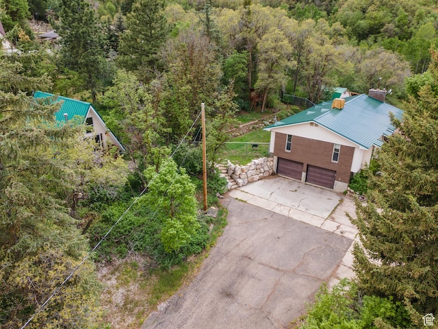 2147 N 3850 E, Eden, UT 84310 - view from above of property with a forest