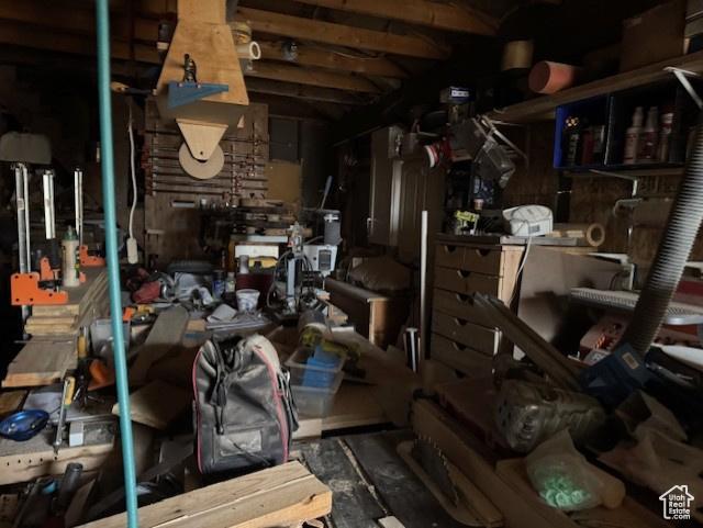398 N 1st E, Manila, UT 84046 - miscellaneous room featuring a workshop area