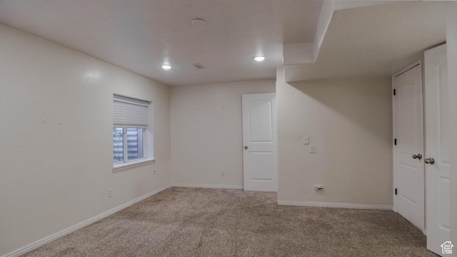 635 E 60 S Unit A-3, American Fork, UT 84003 - basement with carpet flooring, baseboards, and recessed lighting