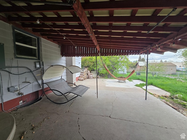 616 Jefferson St, Montpelier, ID 83254 - view of patio with fence