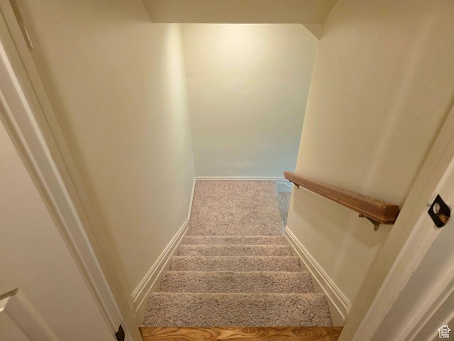 242 W 1100 S, Orem, UT 84058 - staircase featuring carpet flooring and baseboards