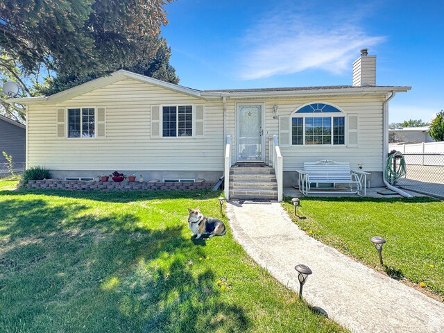 415 N Cedar Vw, Orangeville, UT 84537 - view of front of home with a chimney