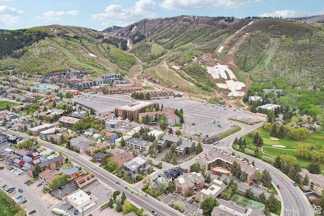 view of property location with a mountainous background