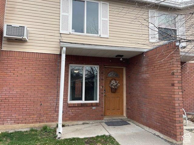 285 W 600 N Unit 3, Logan, UT 84321 - doorway to property featuring brick siding