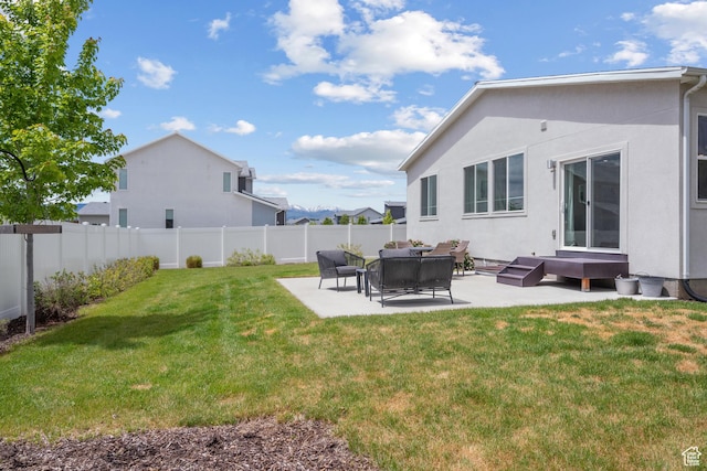703 W Swinley Dr, Murray, UT 84123 - view of yard with a patio and an outdoor living space