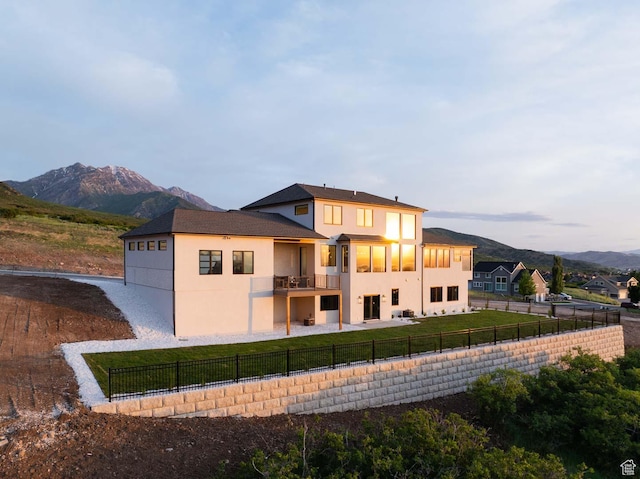 1171 E 430 S, Santaquin, UT 84655 - back of house featuring stucco siding and a mountain view