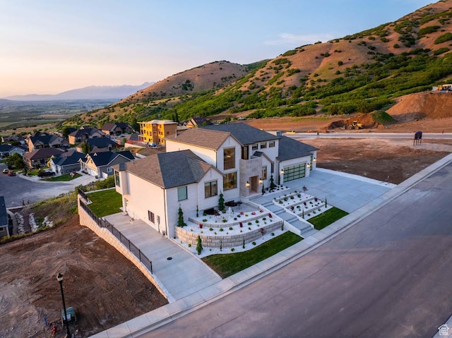 1171 E 430 S, Santaquin, UT 84655 - aerial view at dusk of a mountain view