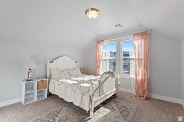 14949 S Billings Dr W Unit 119, Herriman, UT 84096 - carpeted bedroom featuring lofted ceiling and baseboards