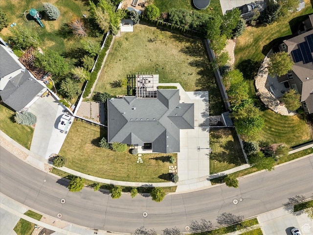 aerial view of property's location