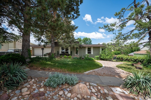 2068 S 200 E, Bountiful, UT 84010 - view of front of home featuring a front yard, an attached garage, and brick siding