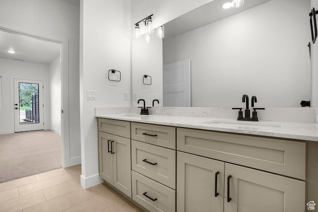 1631 W Century Ln Unit A, Mapleton, UT 84664 - full bathroom featuring double vanity and baseboards