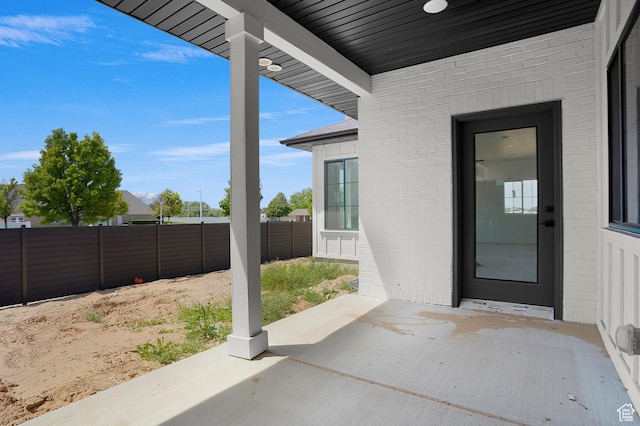 1631 W Century Ln Unit A, Mapleton, UT 84664 - entrance to property featuring a patio area and brick siding
