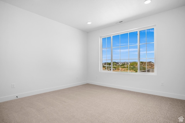 1631 W Century Ln Unit A, Mapleton, UT 84664 - empty room with carpet, baseboards, and recessed lighting