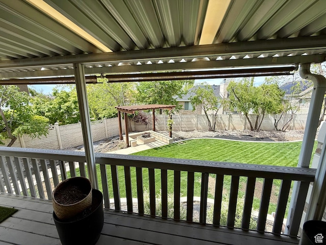 1367 N Brookhurst Cir, Centerville, UT 84014 - view of deck