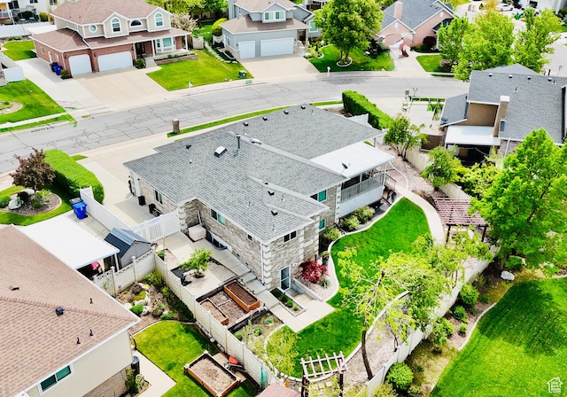 1367 N Brookhurst Cir, Centerville, UT 84014 - aerial perspective of suburban area