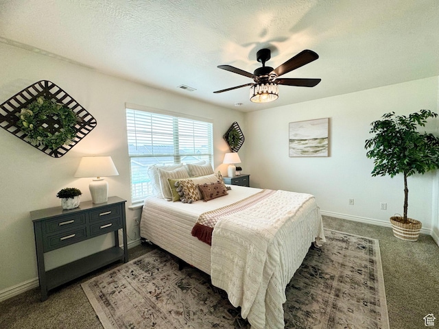 5062 W Valmont Way, Herriman, UT 84096 - bedroom with baseboards, carpet, and ceiling fan