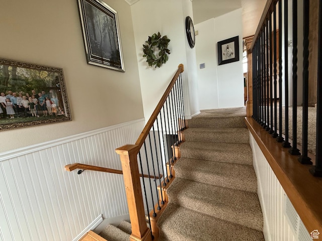 1255 W 200 S, Vernal, UT 84078 - staircase featuring carpet