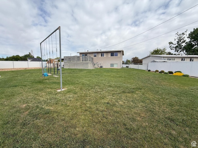 1255 W 200 S, Vernal, UT 84078 - view of yard with a deck and stairway