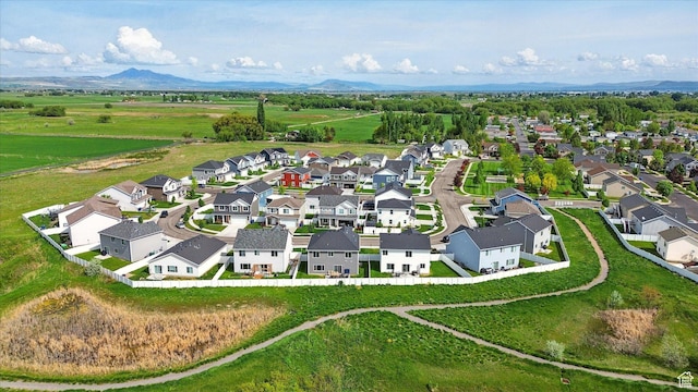 1412 W 1920 S, Logan, UT 84321 - aerial view of residential area featuring a mountain backdrop