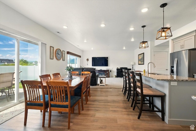 1412 W 1920 S, Logan, UT 84321 - dining area featuring recessed lighting and wood finished floors