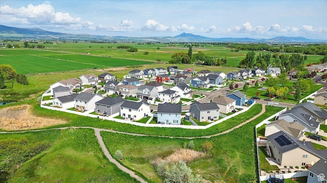 1412 W 1920 S, Logan, UT 84321 - aerial perspective of suburban area with mountains