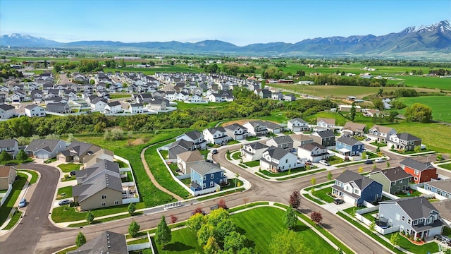1412 W 1920 S, Logan, UT 84321 - aerial perspective of suburban area with a mountain backdrop