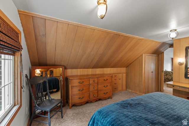 312 E 1st S, Preston, ID 83263 - carpeted bedroom featuring lofted ceiling