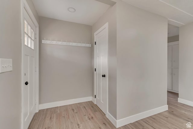 4098 W 5580 S, Salt Lake City, UT 84118 - corridor with light wood-type flooring and baseboards