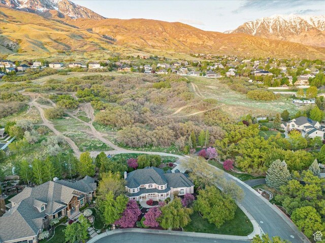 14 N 1025 E, Lindon, UT 84042 - aerial view of residential area with a mountain backdrop