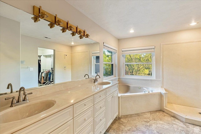 14 N 1025 E, Lindon, UT 84042 - full bath with a bath, double vanity, and recessed lighting