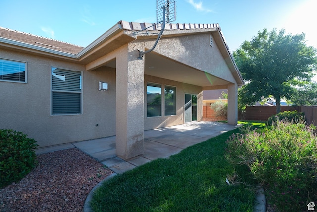 2710 W 410 N, Hurricane, UT 84737 - back of property with a patio and stucco siding
