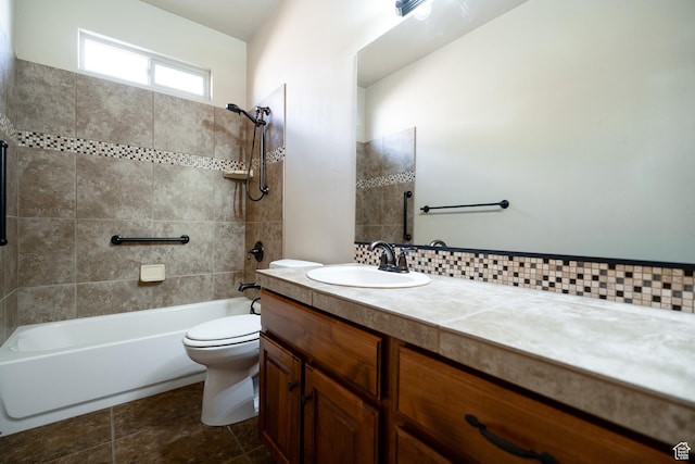 2710 W 410 N, Hurricane, UT 84737 - full bath featuring toilet, tub / shower combination, and vanity