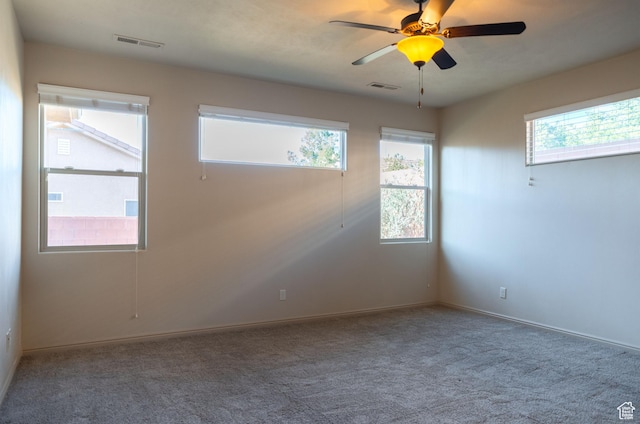 2710 W 410 N, Hurricane, UT 84737 - carpeted spare room with baseboards and ceiling fan