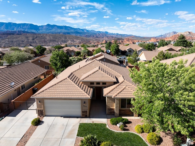 2710 W 410 N, Hurricane, UT 84737 - aerial view of residential area with a mountainous background