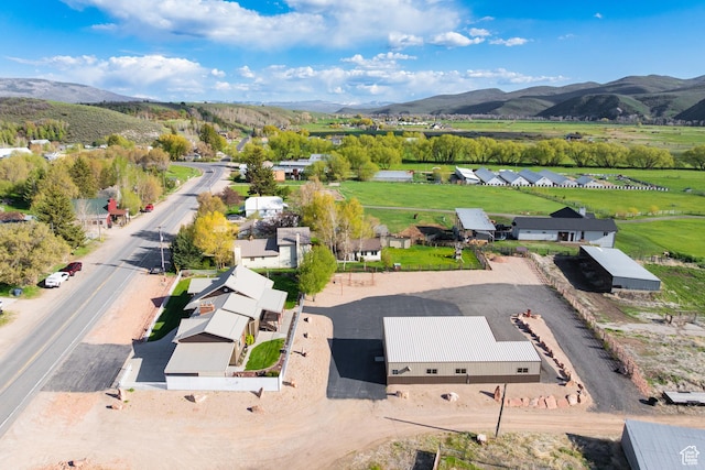 5685 N State Road 32, Peoa, UT 84061 - aerial perspective of suburban area featuring a mountain backdrop