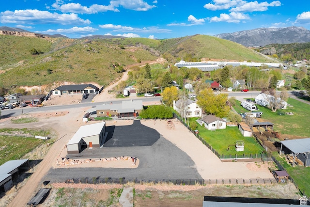 5685 N State Road 32, Peoa, UT 84061 - aerial perspective of suburban area with a mountain backdrop